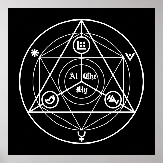 Poster Manifeste d'alchimie (Devant)