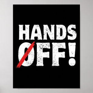 Poster Manifestez sans violence le 5 avril Anti Trump Rés