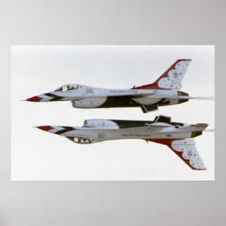 Poster Manoeuvre Thunderbirds - Miroir