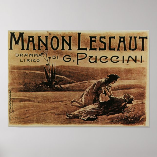 Poster Manon Lescaut (Devant)