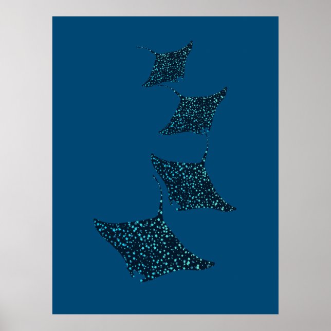 Poster Manta Rays (Devant)