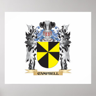 Poster Manteau de Campbell des bras - crête de famille