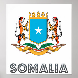 Poster Manteau de la Somalie des bras