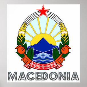 Poster Manteau de Macédoine des bras