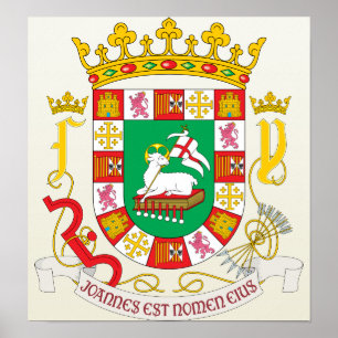 Poster Manteau de Porto Rico de détail de bras
