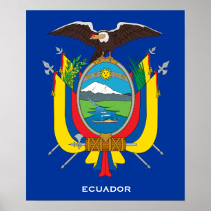 Poster Manteau d'ECUADOR* d'affiche de bras