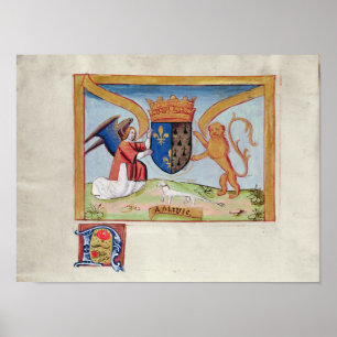 Poster Manteau des bras d'Anne de la Bretagne 1515