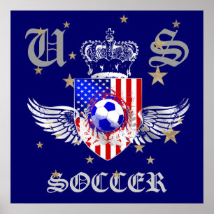 Poster Manteau du football des USA des bras 2012 2014