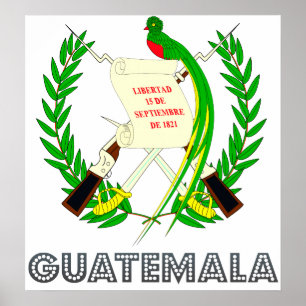 Poster Manteau du Guatemala des bras