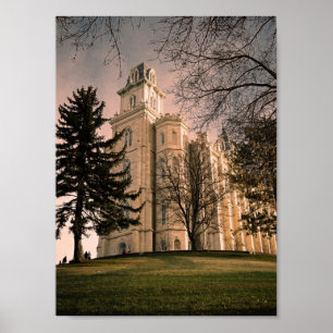 Poster Manti, Utah LDS Temple