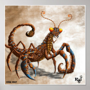 Poster Mantis Scorpion