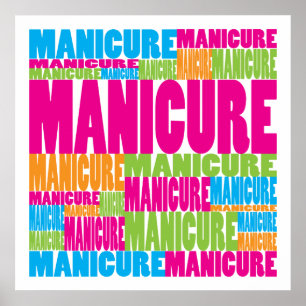 Poster Manucure colorée