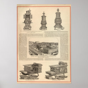 Poster Manufacturière Stove Littlefield Company