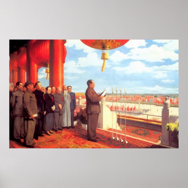 Poster Mao Zedong (Devant)