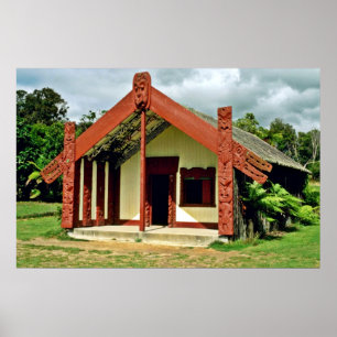Poster Maori Arts And Crafts Institute, Rotorua