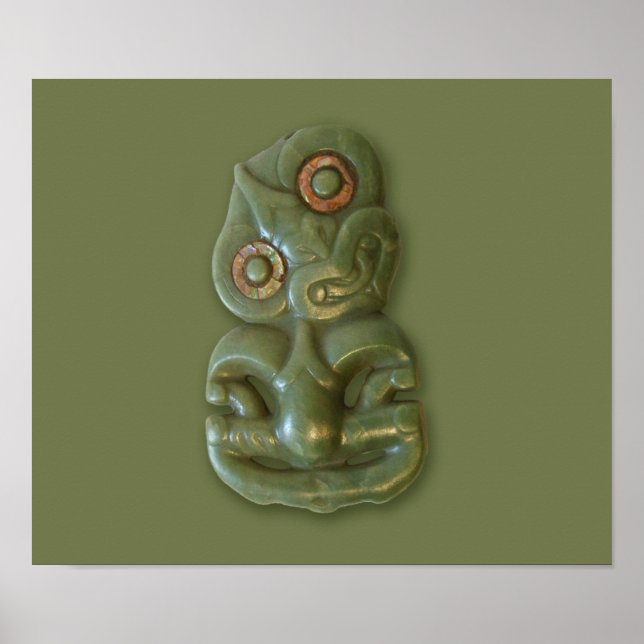 Poster Maori Hei-Tiki (Devant)