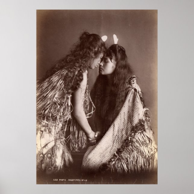 Poster Maori Women, Nouvelle-Zélande (Devant)
