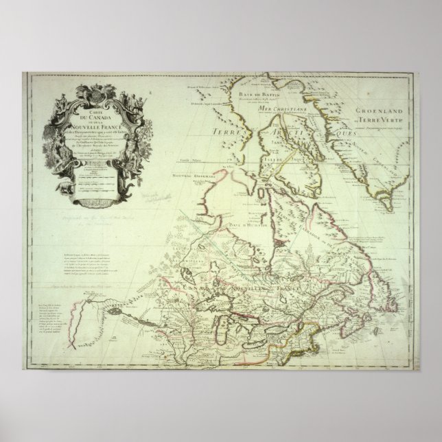 Poster Map of Canada (Devant)