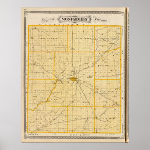 Poster Map of Montgomery County