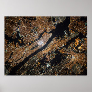 Poster Map Of New York City