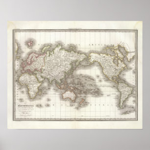 Poster Mappemonde - Carte du monde