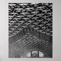 Maquettes d'avions, 1943. Photo ancienne