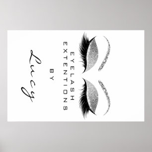 Poster Maquillage Artiste Beauté White Eyebrow Parties sc