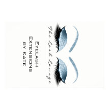 Maquillage Beauté Salon Nom Blanc Bleu Noir sourci