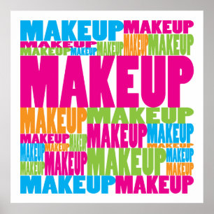 Poster Maquillage coloré