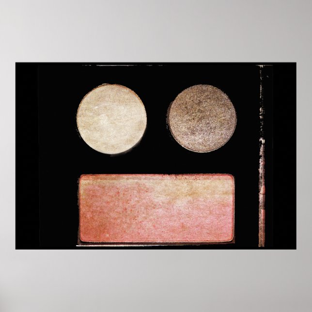 Poster Maquillage Palette-Face par Shirley Taylor (Devant)