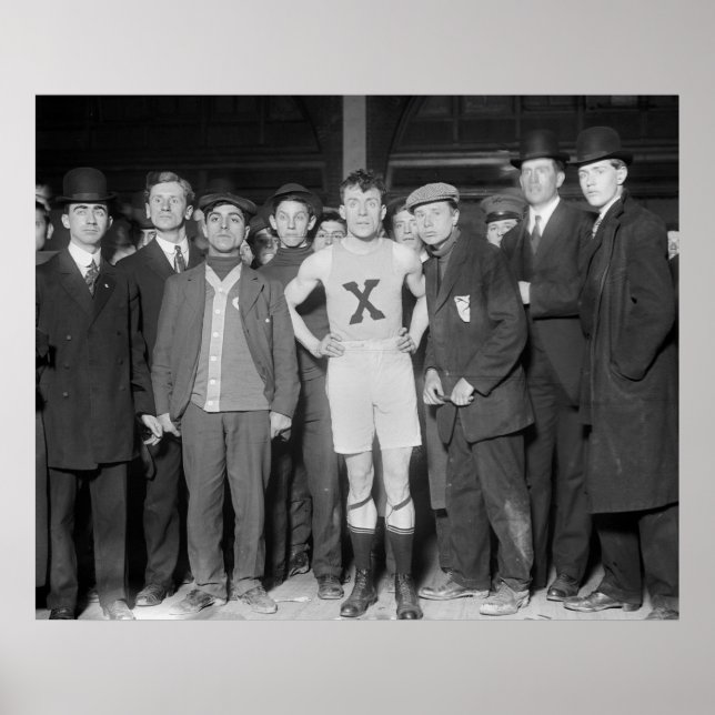 Poster Marathon de Brooklyn, 1909 (Devant)