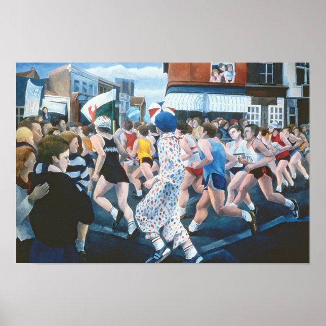 Poster Marathon de Londres 1996 (Devant)