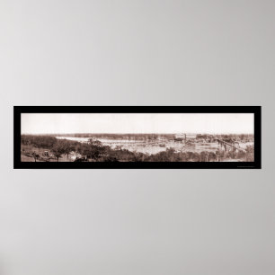 Poster Marble Falls TX Photo Pittoresque 1908