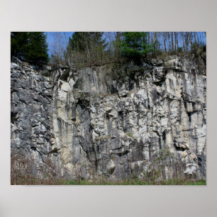 Poster Marble Rock Cliff Au Pont Naturel 1 Nature