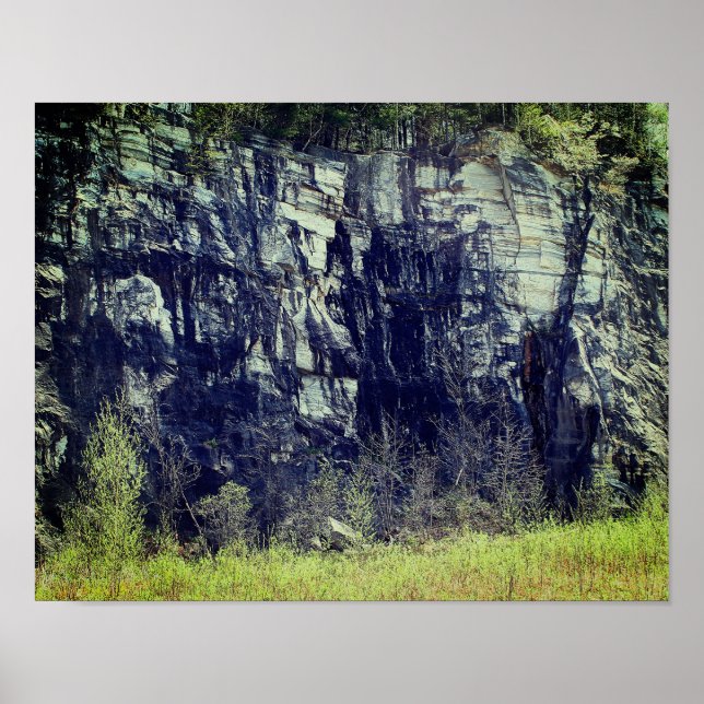 Poster Marble Rock Cliff Au Pont Naturel 3 Nature (Devant)