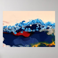 Marbre fluide de la marine de Bourgogne Acrylique