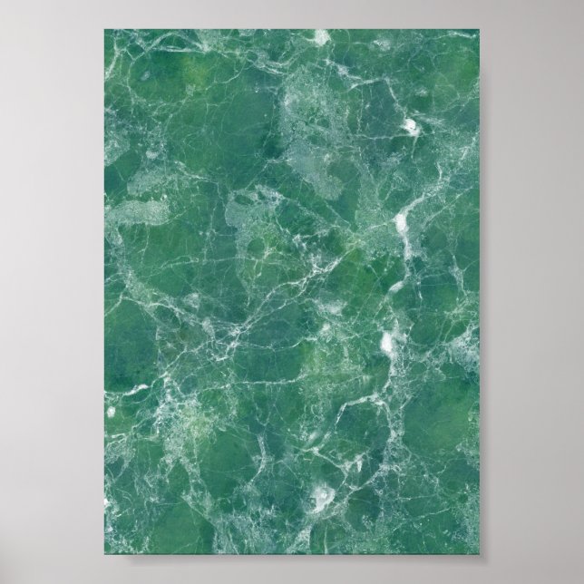 Poster Marbre vert (Devant)