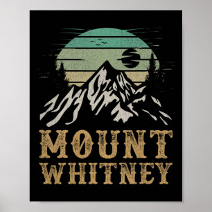 Poster Marchandises du parc national de Mount Whitney Ran