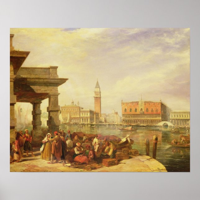 Poster Marchands de l'Est à l'entrée du Grand Can (Devant)