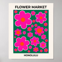 Marché aux Fleurs Honolulu Décor Moderne Fleurs Ré