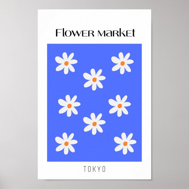 Poster Marché aux fleurs Tokyo (Devant)