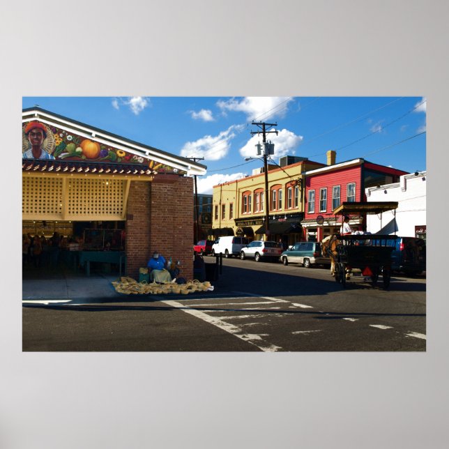Poster Marché de Charleston City (Devant)