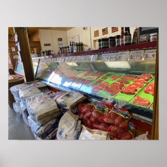 Poster Marché de la viande (Devant)
