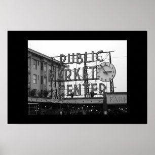 Poster Marché de Pike Place