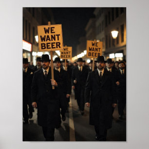 Poster Marche de protestation de l'ère de la prohibition