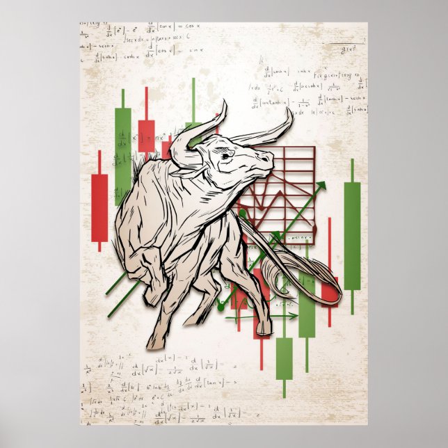 Poster Marché Des Ours Et Des Bulles D'Investisseurs (Devant)