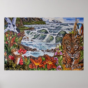 Poster marche du tigre