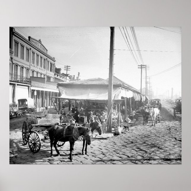 Poster Marché français à la Nouvelle-Orléans, 1906. Photo (Devant)