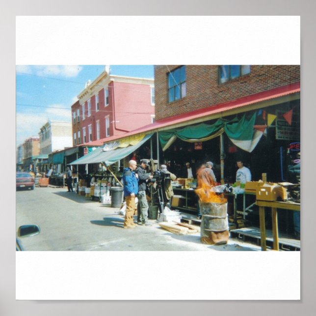 Poster Marché italien à Philadelphie (Devant)