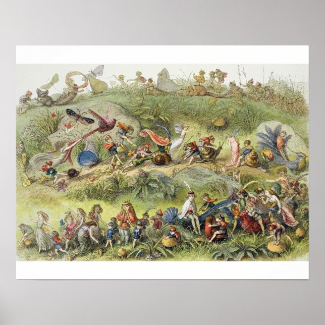 Poster Marche triomphale de l'Elf-Roi, illustration de (Devant)